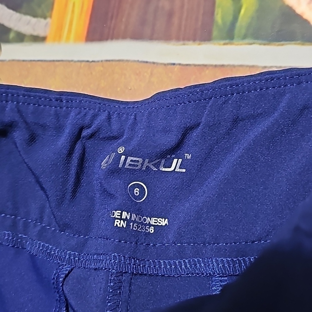 Ibkul Blue Pants Size 6 - Picture 4 of 6